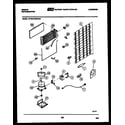 Gibson RD19F9WV3B system and automatic defrost parts diagram
