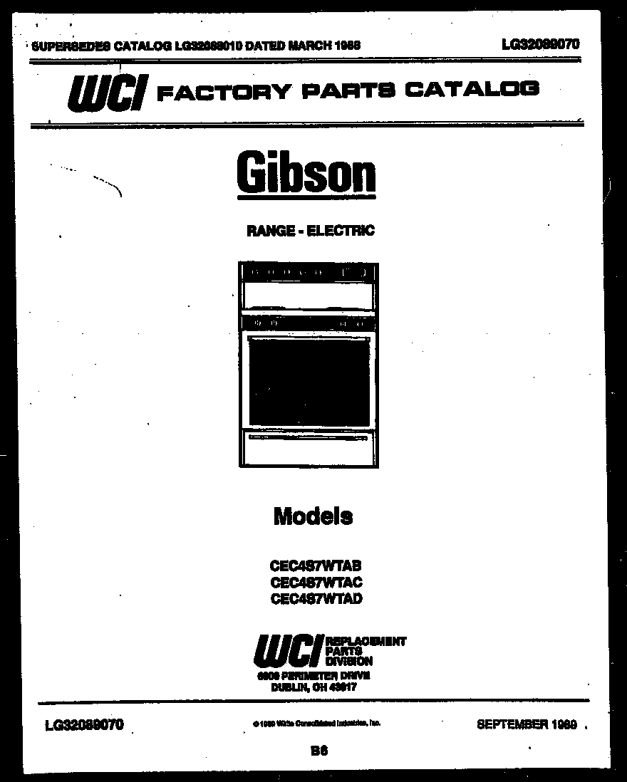 Gibson CEC4S7WTAB cover diagram