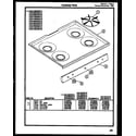Gibson CGC4M4WSTD cooktop parts diagram