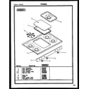 Gibson CGD1M2WSTB cooktop diagram