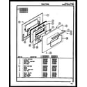 Gibson CGC4M4WSTD door parts diagram