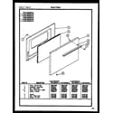 Gibson CGC4M4WSTD door parts diagram