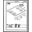 Gibson CGC4M4WSTD cooktop parts diagram