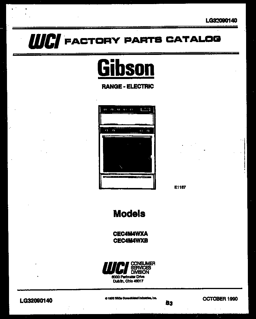 Gibson CEC4M4WXA cover diagram