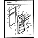 Gibson RT19F8WT3G door parts diagram