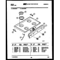 Gibson CGC4C6WXB cooktop parts diagram
