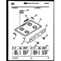 Gibson CGC3M2WXB cooktop parts diagram