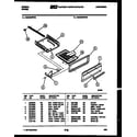 Gibson CGC3M2WXB broiler drawer parts diagram
