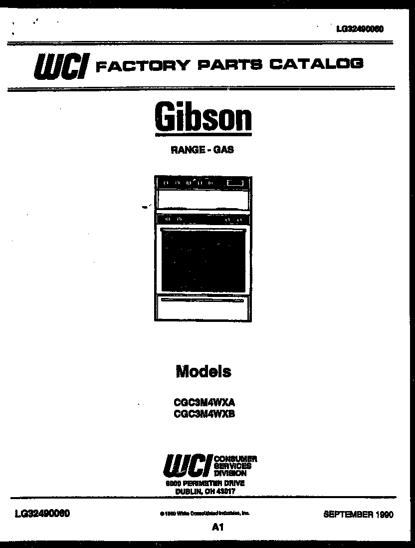 Gibson CGC3M4WXA cover page diagram