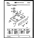 Gibson CGC3M4WXB cooktop parts diagram