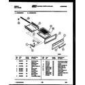Gibson CGC3M4WXB broiler drawer parts diagram