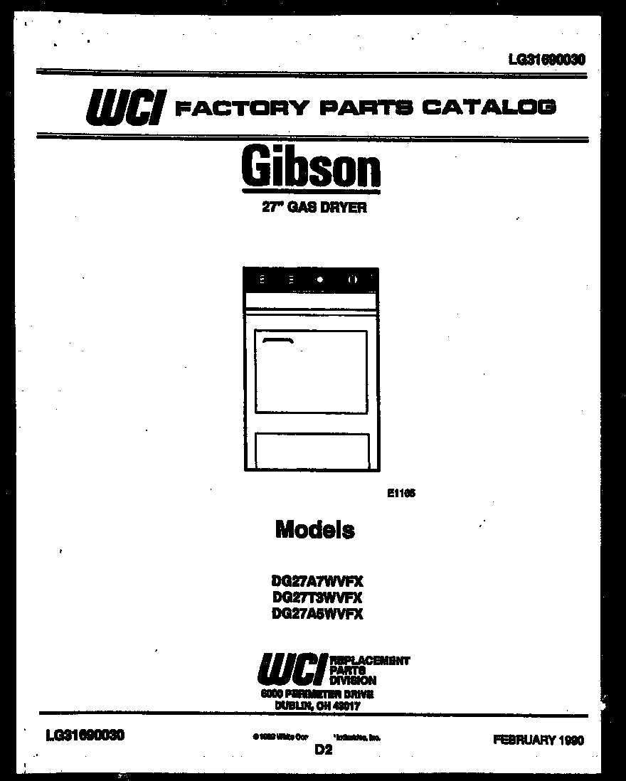 Gibson DG27A5WVFX null diagram