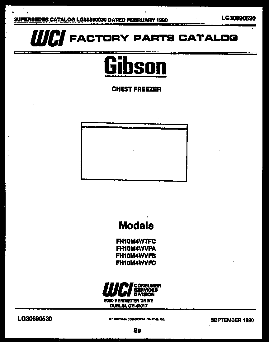Gibson FH10M4WVFB null diagram