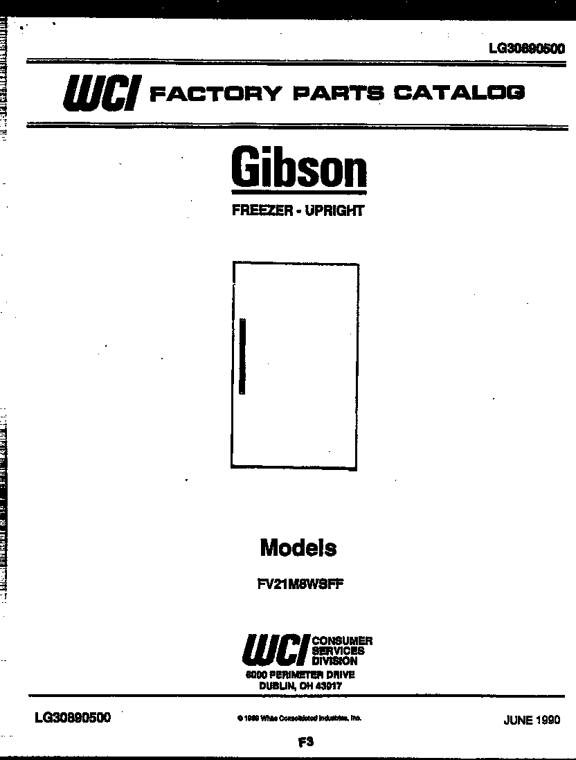 Gibson FV21M8WSFF null diagram