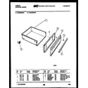 Gibson CEC4S6WXA drawer parts diagram