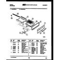 Gibson CGC3M6WXB broiler drawer parts diagram