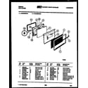Gibson CGC3M6WXB door parts diagram