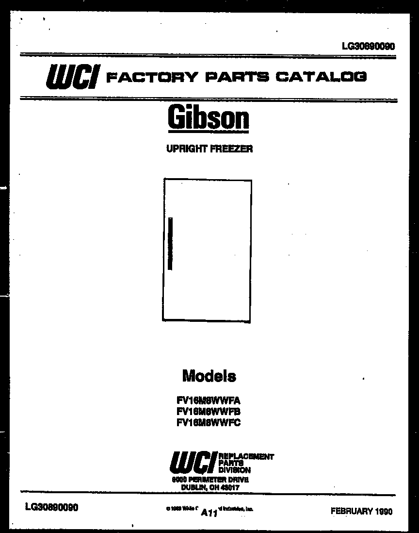 Gibson FV16M8WWFC null diagram