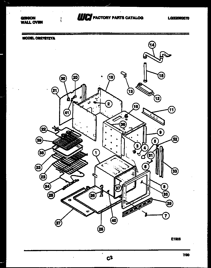 Gibson OB27S7ZYA body parts diagram