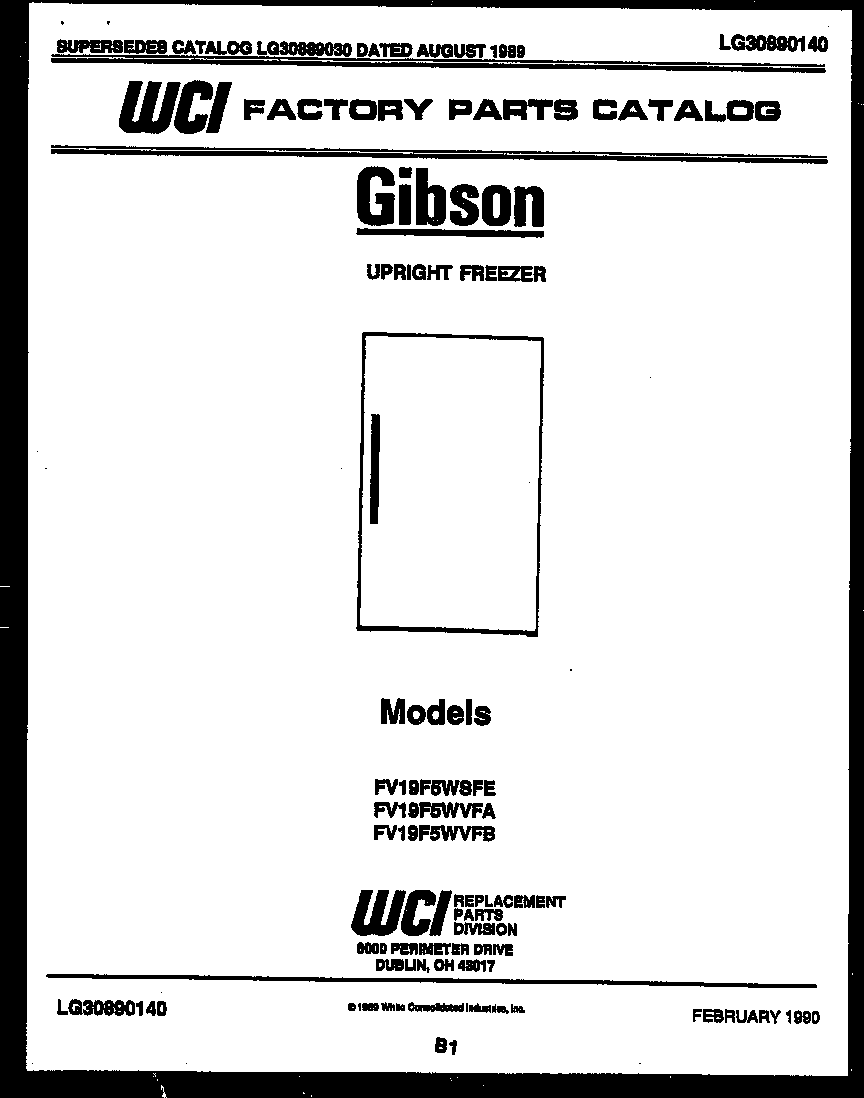 Gibson FV19F5WVFB null diagram