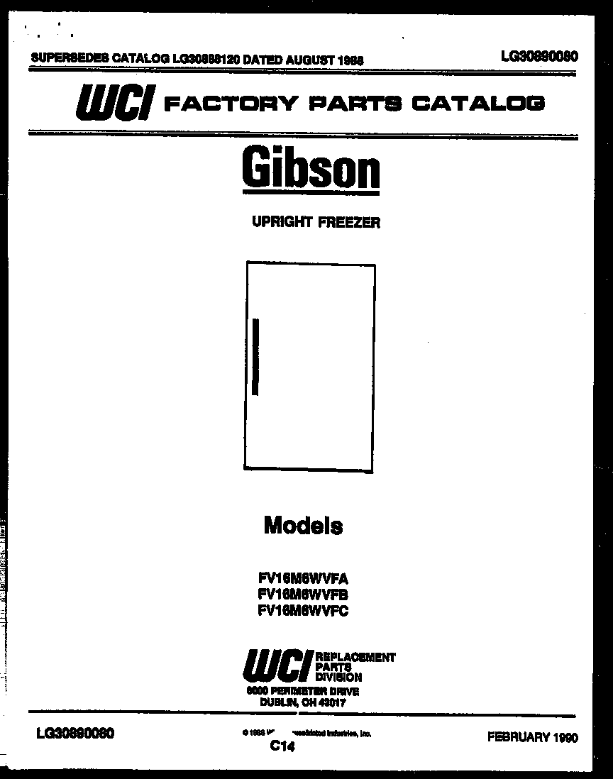 Gibson FV16M6WVFA null diagram