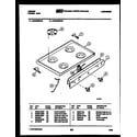 Gibson CGC2M5WXB cooktop parts diagram