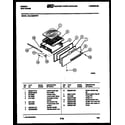 Gibson CGA1M2WSTD broiler drawer parts diagram