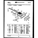 Gibson CGC3M6WXE broiler drawer parts diagram