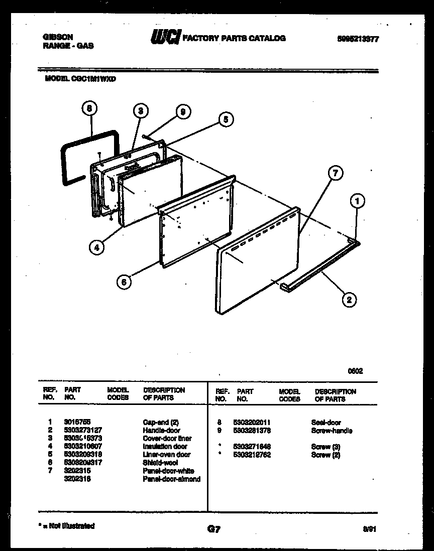 Gibson RT19F9YX3A cabinet parts diagram