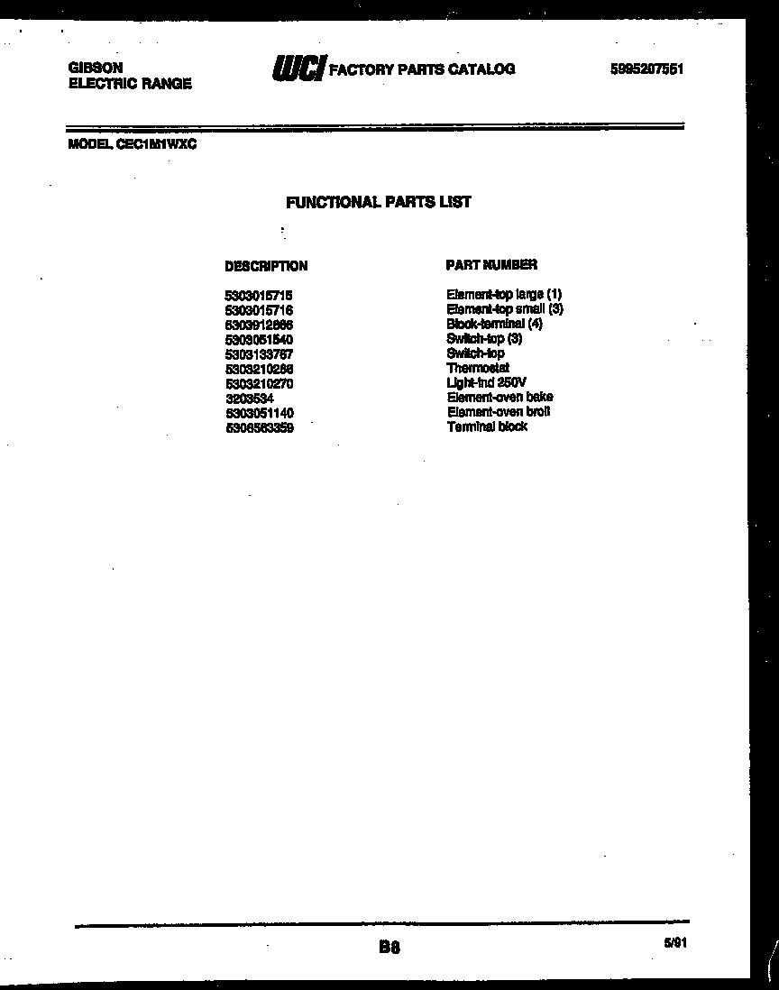 Gibson DG27S6WVFC door parts diagram