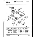 Gibson CGC3S5WXC cooktop parts diagram