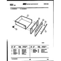 Gibson CGC4S8WXC drawer parts diagram