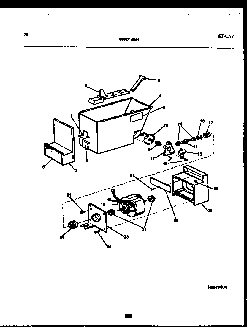 Gibson RS24F9WX1C ice dispenser diagram