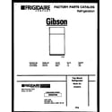 Gibson RT21F7WX3D cover page diagram