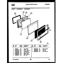 Gibson CGC3M2WXF door parts diagram