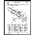 Gibson CGC3M2WXF broiler drawer parts diagram