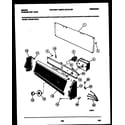 Gibson WA27S1WXFB console and control parts diagram