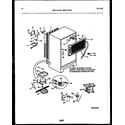 Universal/Multiflex (Frigidaire) MRT15CHAA0 system and automatic defrost parts diagram