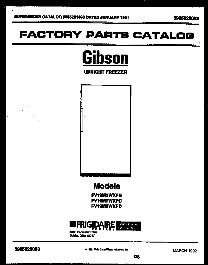 Gibson FV19M2WXFB null diagram