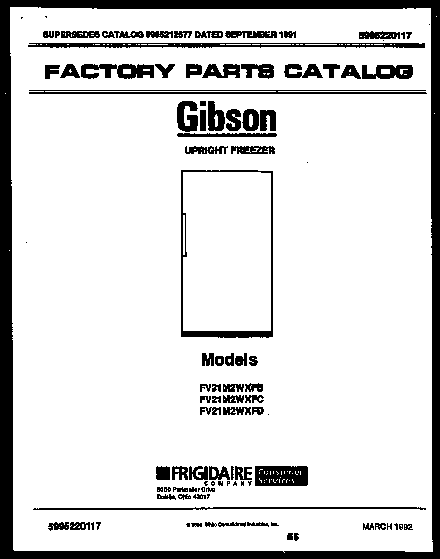 Gibson FV21M2WXFB null diagram