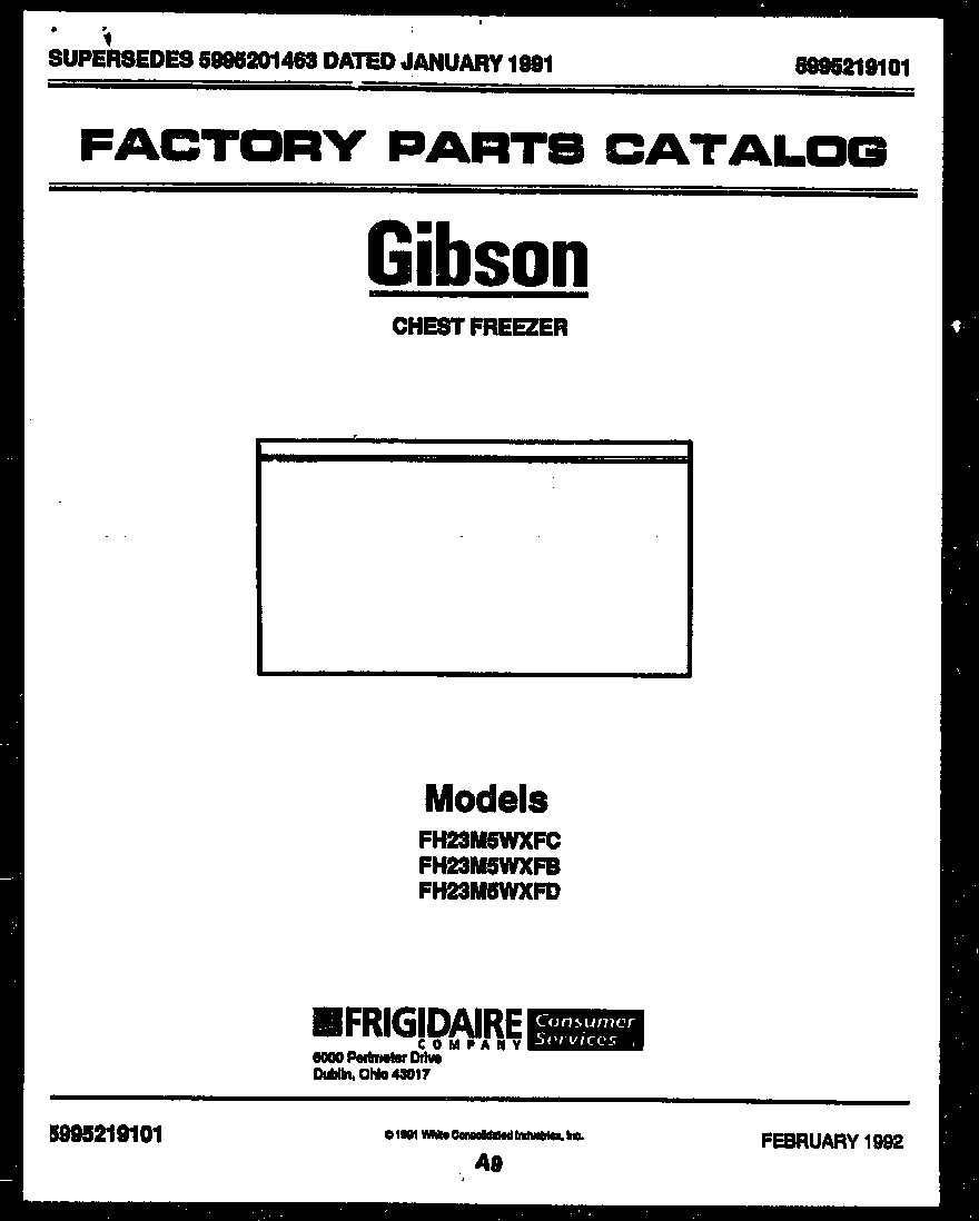 Gibson FH23M5WXFD null diagram