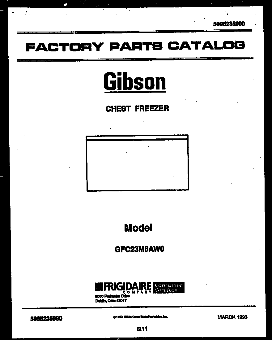 Gibson GFC23M6AW0 null diagram