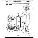 Gibson GFU21M9AW0 cabinet parts diagram