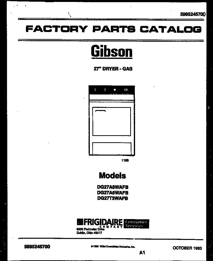 Gibson DG27A8WAFB null diagram