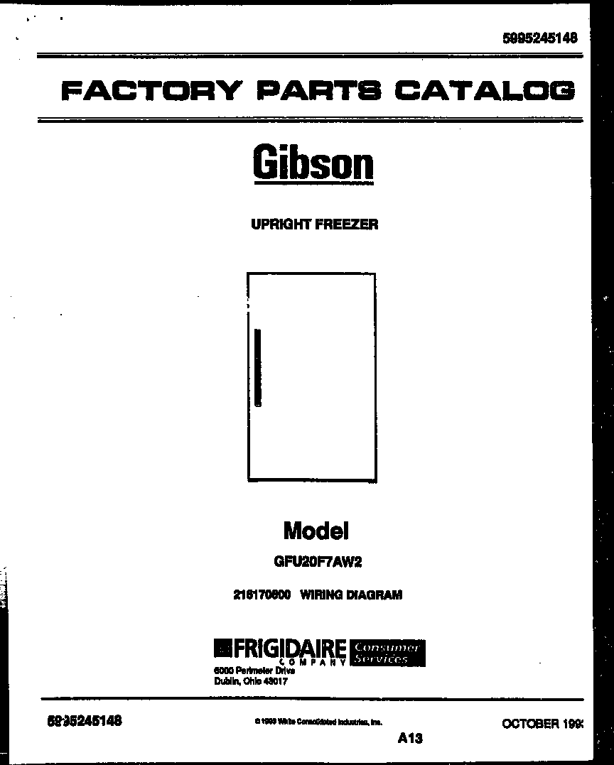 Gibson GFU20F7AW2 null diagram
