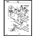Gibson GGF356BAWA burner parts diagram