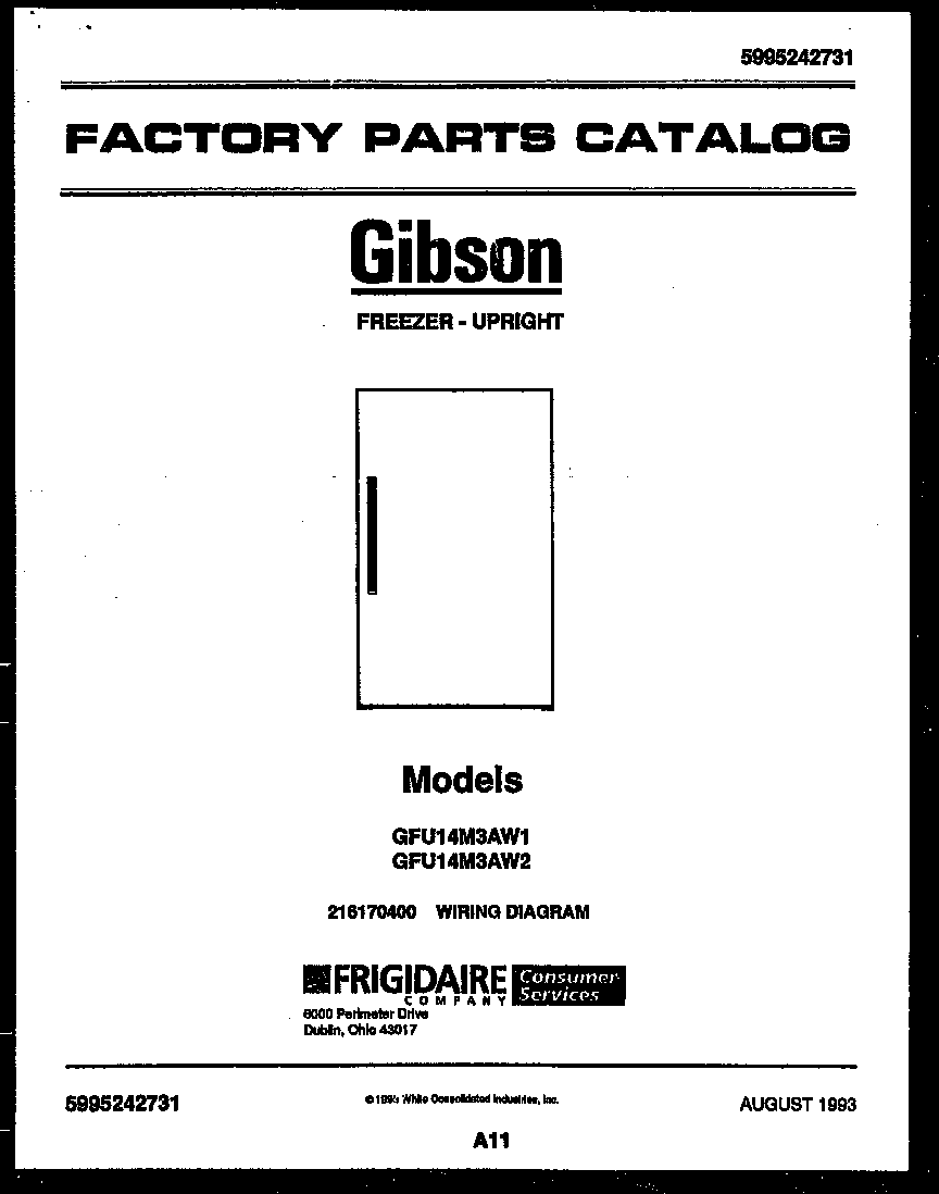 Gibson GFU14M3AW1 null diagram