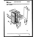 Gibson GFU21M4AW2 door parts diagram