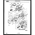 Gibson GRT19DRAD0 ice maker and installation parts diagram