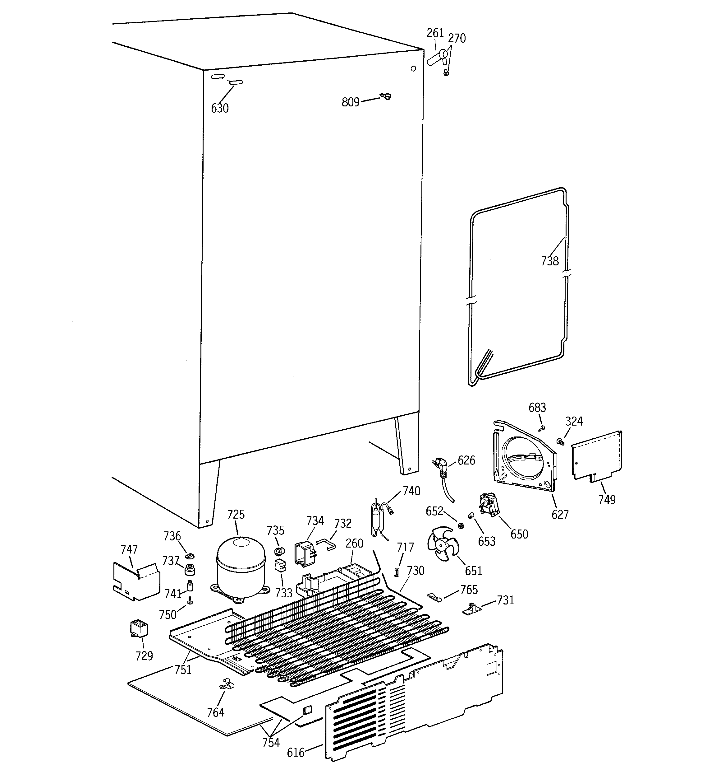 GE MSZ20GABEWW unit parts diagram